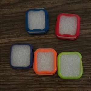 Smartwatch Case Set - Red, Blue, Orange, Green